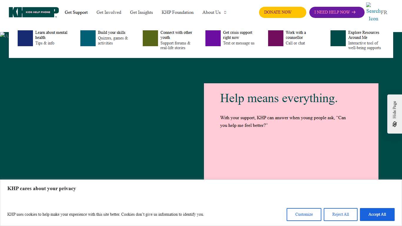 Get support with these mental health resources - Kids Help Phone